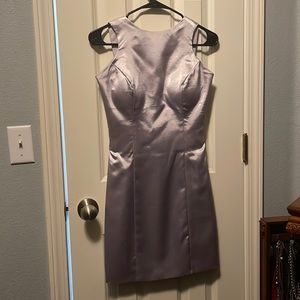 Bridesmaid dress in purple